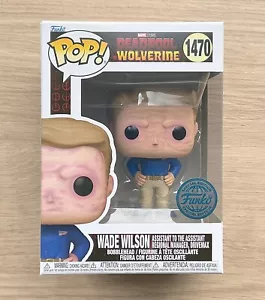 Funko Pop Marvel Deadpool Wade Wilson Assistant #1470 + Protector Gratis - Imagen 1 de 6