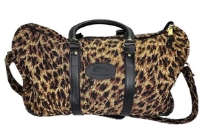Vintage Bloomingbags Ladies Designer Carry Golf Tote Duffle Bag Animal Print - Picture 1 of 9