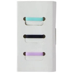 Silicone Montre Bande Fermeture Boucle pour Gizmowatches 3-Pk - Turquoise/Noir / - Photo 1 sur 1