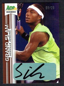 Scoville Jenkins BA-SJ1 signed autograph auto 2013 Ace Authentic Grand Slam 8/25