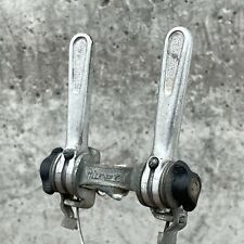 Vintage Huret Shift Levers Shifters Down Tube Double 28.6 Friction Clamp On 70s