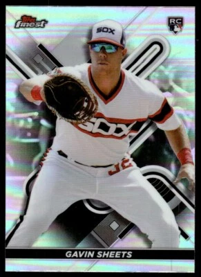 2021 TOPPS FINEST ROOKIE REFRACTOR Gavin Sheets R77 Chicago White Sox #430 - Image 1 of 2