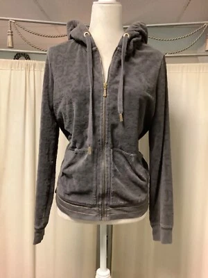 Sudadera con Capucha Juicy Couture Vintage Estampado de Logotipo Herrajes Dorados con Cremallera XL Foto 1 de 4