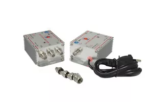 Amplificatore sdoppiatore segnale tv 1 ingresso 3 uscite 220v - Foto 1 di 3