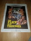 Affiche de cinéma d'époque du film: LES FLICS AUX TROUSSES de 1976 (60x80cm)