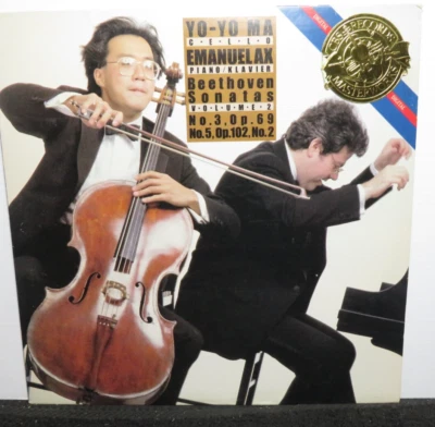 YO-YO MA CELLO BEETHOVEN SONATAS VOLUME 2 (NM) DAL-39024 LP VINYL RECORD Foto 1 de 4
