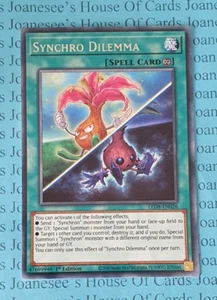 LED8-EN026 Synchro Dilemma Rare Yu-Gi-Oh Card 1st Edition New - Picture 1 of 4