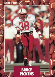 Bruce Pickens 1991 Star Pics 102  Nebraska Cornhuskers  Football Card