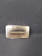 Collectable Vintage- Chivas Regal Colonial Provence RI. USA Pocket Knife Money C