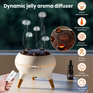 250ml Ultrasonic Cool Mist Humidifier 12W Jellyfish Dynamic Ultrasonic Sprayer - Picture 1 of 20