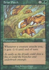 MTG magic cards 2x x2 Light Play, English Briar Patch Mercadian Masques