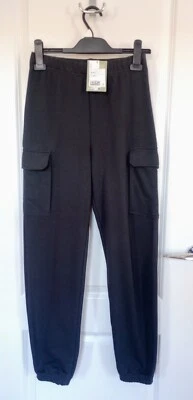 Брюки для девочек бегунов H&M возраст 13-14 лет темно-серые - Изображение 1 из 4