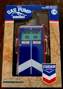 Greenlight Vintage Colección Bomba de Gas Estación Estándar Máquina Verde PERSECUCIÓN *NUEVA - Imagen 1 de 4