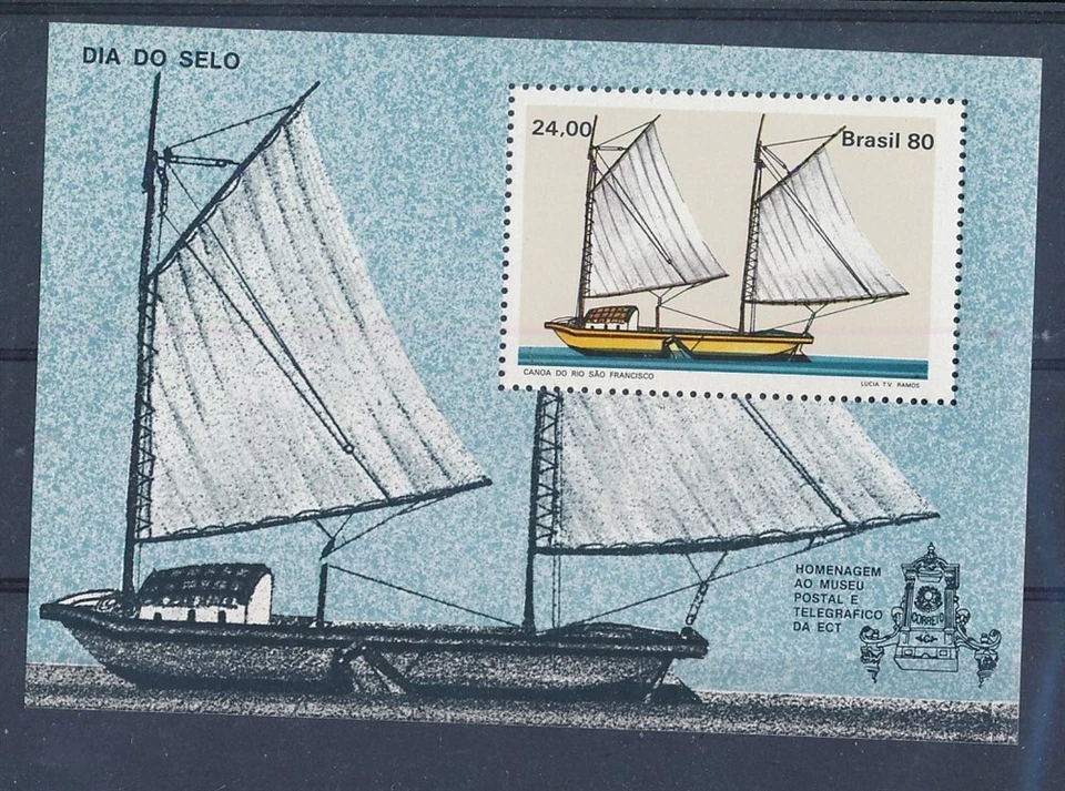 D438989 Brazil S/S MNH Sailing Ships - Image 1 of 1