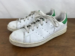 Tenis Adidas Stan Smith de cuero blancas y verdes para hombre talla 6 - Imagen 1 de 10