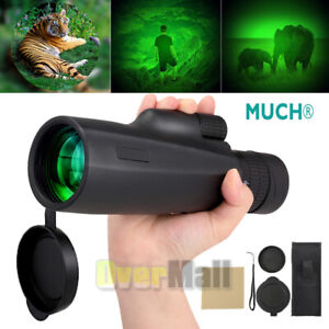 German Military Army 10-30x50 HD Night Vision Monocular Hunting+Case Outdoor