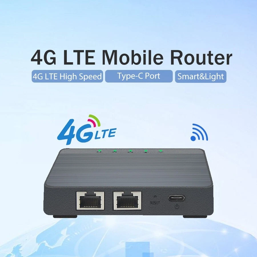 4G LTE Wireless WiFi Router 300Mbps CPE Hotspot with SIM Card Slot/LAN/WAN Port - Image 1 of 4