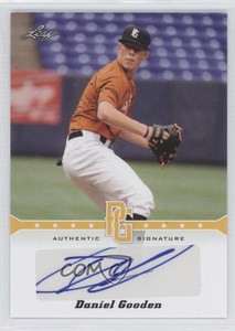 2013 Leaf Perfect Game Showcase Auto Gold /50 Daniel Gooden #A-DG2 Auto