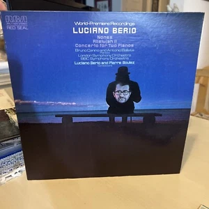 World Premiere Recordings LUCIANO BERIO Nones 1976 RCA RED SEAL ARL1-1674 - Picture 1 of 6