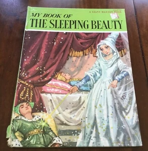 My Book of the Sleeping Beauty A Giant Maxton Book 1960 Childrens Book Vintage A - Foto 1 di 5