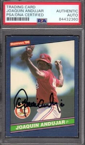 1986 DONRUSS #231 Joaquin Andujar SIGNED AUTOGRAPH CARD PSA / DNA AUTHENTIC - Picture 1 of 2
