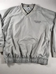 Adidas Climashell Golf Cortavientos Gris Bordado Marca Talla XL De Colección 2003 - Imagen 1 de 12