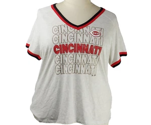 NWT Majestic Women's Plus Size 2XL Authentic MLB Cincinnati Reds T-Shirt Top - Picture 1 of 4