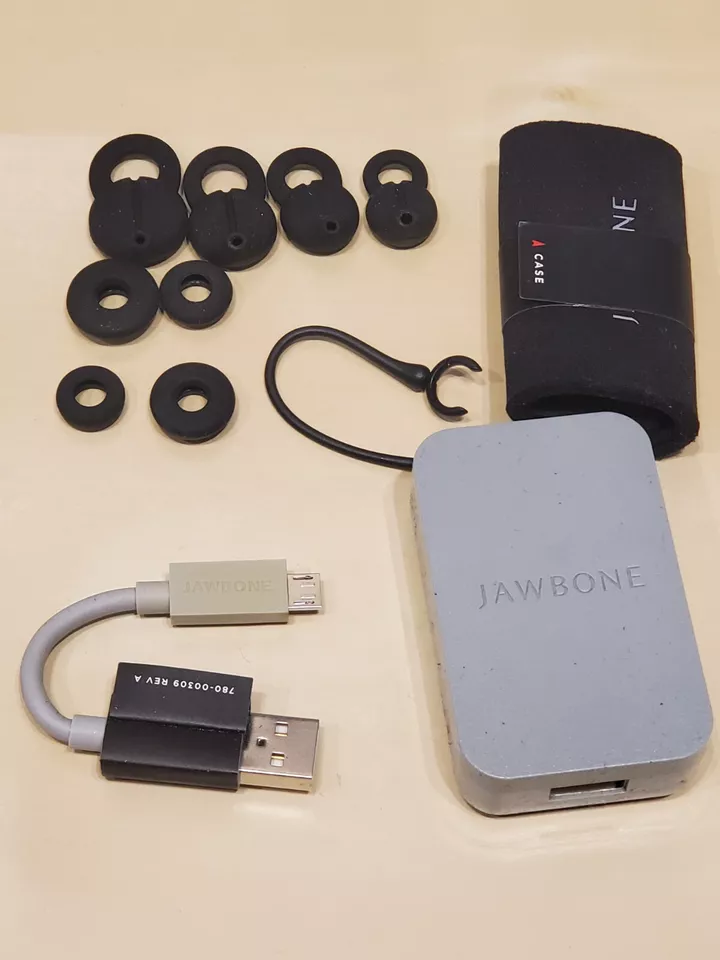 Jawbone Bluetooth Replacement Charger & Accessories Earbuds, EarHook- NO HEADSET - Image 1 of 1