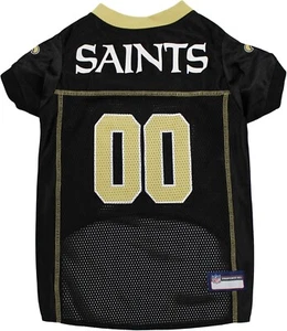 NFL Official license Team Pet Wear Jersey- New Orleans Saints Size LG~ FREE SHIP - Picture 1 of 7