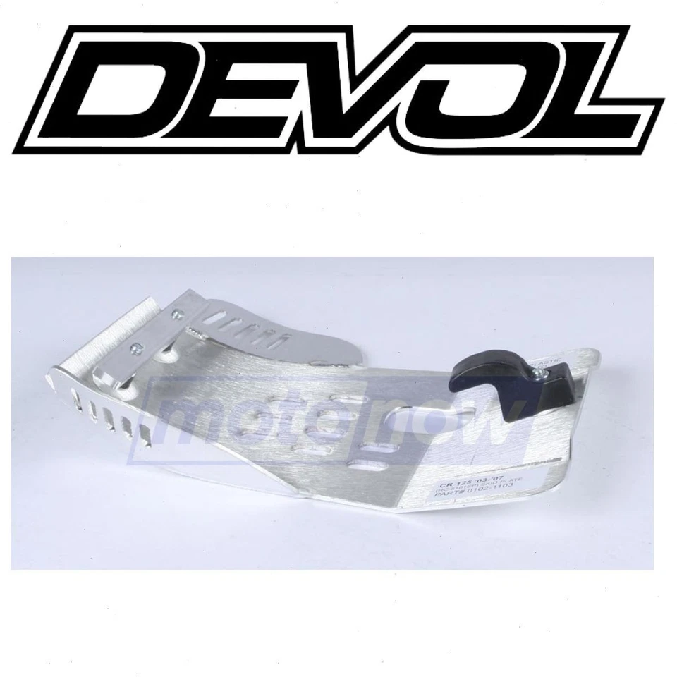 Devol Skid Plate for 2003-2007 Honda CR125R - Body Guards & Accessories Skid cs - Imagem 1 de 4