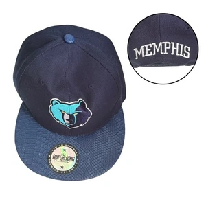 Gorra Hip Hop King Memphis Grizzlies Snapback Ala Azul Piel de Serpiente NBA - Imagen 1 de 6