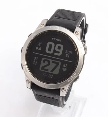 Garmin Fenix 7 47mm Stainless Steel Multisport GPS Fitness Smartwatch (C) - Image 1 of 4