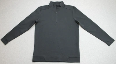Under Armour Pullover Mens Medium Black 1/4 Zip Long Sleeve Golf Goldgear - Image 1 of 4