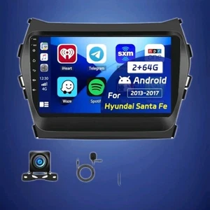 9 Inch Android Car Stereo for Hyundai Santa Fe Radio 2013-2017 Roinvou 2+64 Gig - Picture 1 of 1
