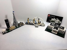 LEGO Architecture: The White House 21006 + London 21034 + Paris 21044