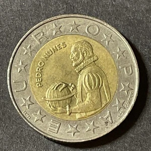 PORTUGAL 1991 Coin 100 Escudos Pedro Nunes Mathematics Cosmographer Bi-Metallic - Picture 1 of 2