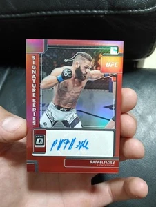 Rafael Fiziev Signature Series UFC Red 97/199 2023 Panini Donruss Optic - Picture 1 of 4