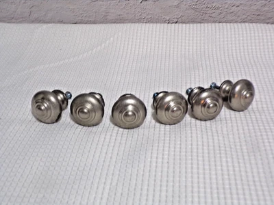 Drawer Knobs Silver Vintage Set of 6 - 1 3/4" - Изображение 1 из 3
