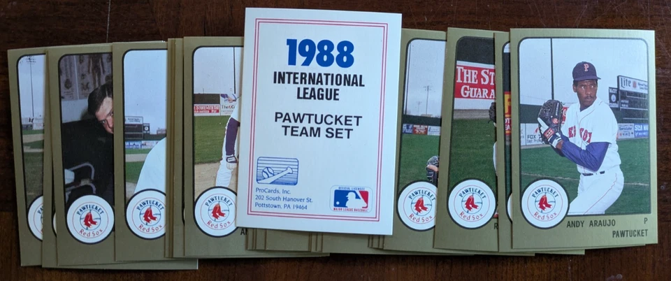 1988 ProCards Pawtucket Red Sox - You Pick 1 - Minor League AAA Boston Red Sox - Image 1 of 1