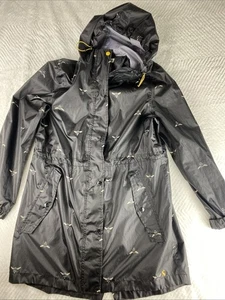 Joules Mujer Abeja Negro Lluvia Cremallera Completa - Imagen 1 de 5