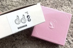 RARE, Genuine Swarovski Bella White Drop Earrings, Mini. Brand New. - Picture 1 of 11