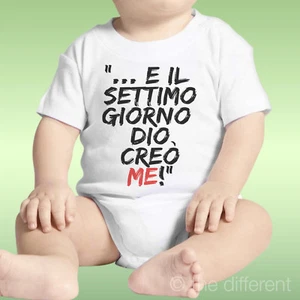 Body Neonato Unisex E Il Settimo Giorno Dio Creo … Me Idea Regalo - Bild 1 von 1