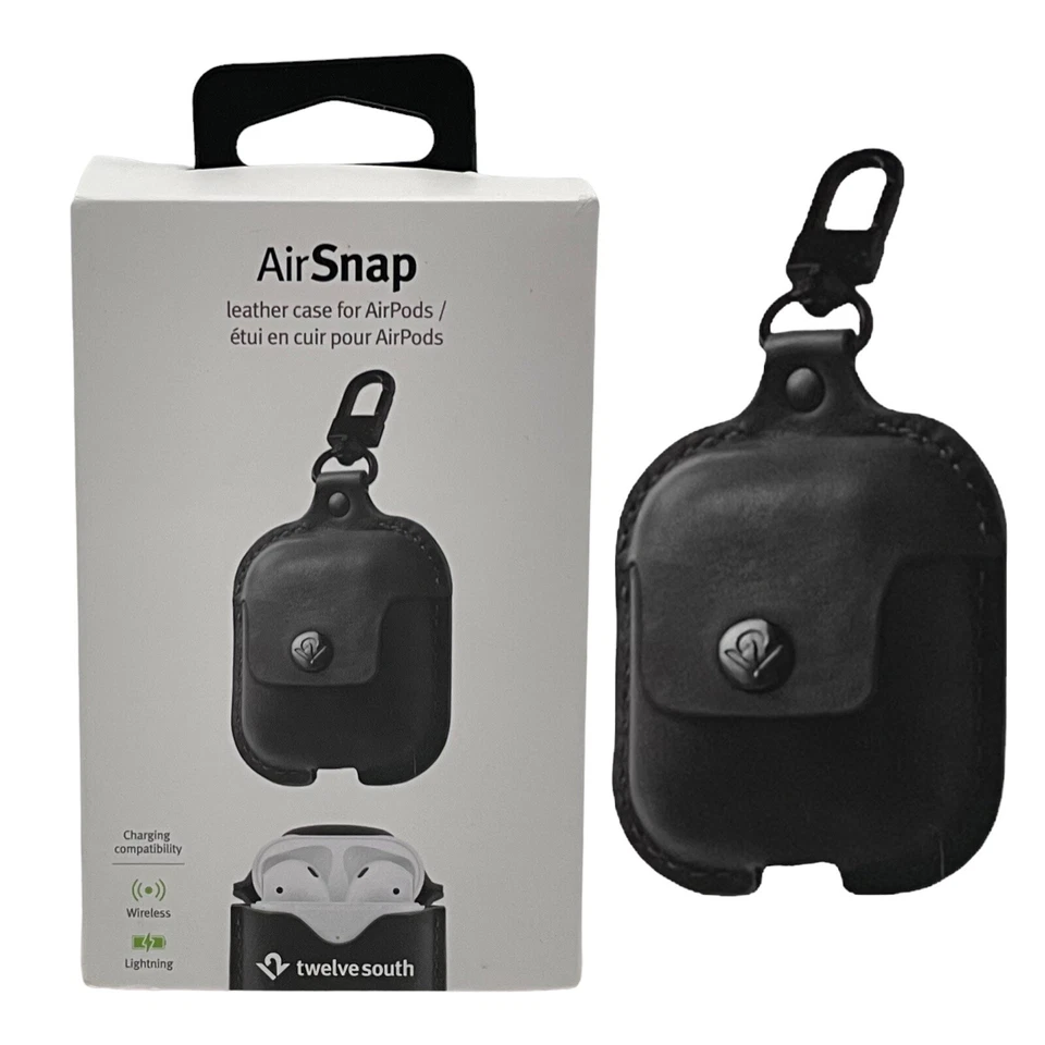 Twelve South Airsnap | Leather Protective Case/cover With Loss Black