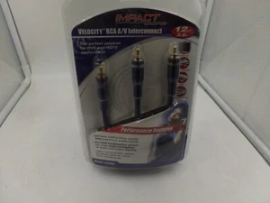 Impact Velocity RCA A/V Interconnect 12ft. 3.6m Cables Model #45392 - Picture 1 of 2