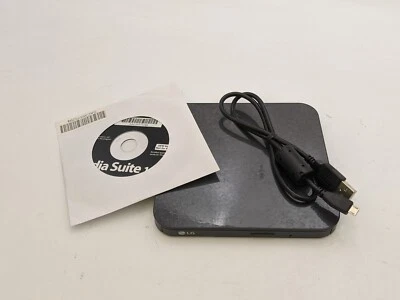 LG Slim Portable DVD Writer Disc Playback SP80NB80 5V Fully Refurbished - Image 1 of 4