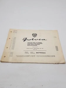 Manual de Taller Lancia Fulvia Actualización Catálogo Piezas Repuesto Edi 1974 - Imagen 1 de 24