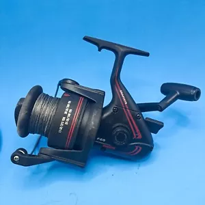 Master 660 Graphite Spinning Reel Long Spool Freshwater Fishing Tackle Black Red - Picture 1 of 6