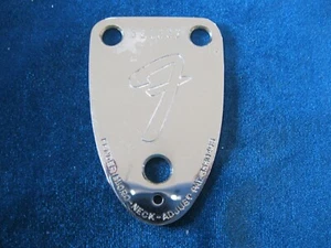 Placa de cuello de guitarra Fender 1973 de 3 pernos para Stratocaster - Imagen 1 de 6