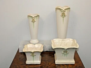 Beige Ceramic Vases - Picture 1 of 15
