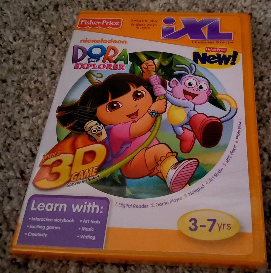 Fisher Price iXL Learning System Software Dora the Explorer (Nickelodeon) - Image 1 of 1